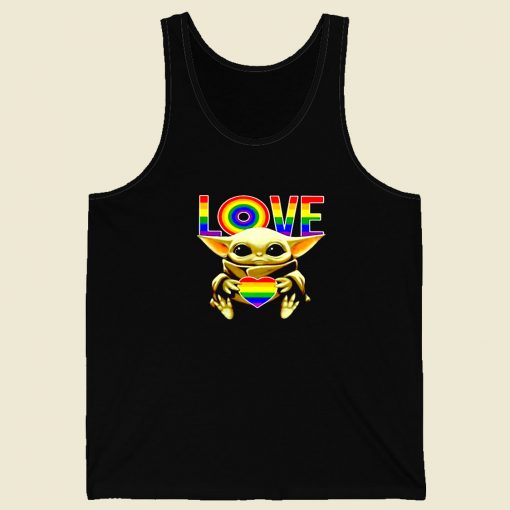 Love Baby Yoda Men Tank Top