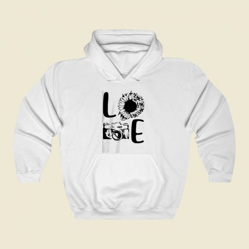 Love Camera Sunflower Street Hoodie Style