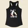 Love Hurts Parrot Racerback Tank Top Style