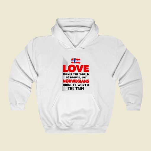 Love Makes The World Go Around Street Hoodie Style