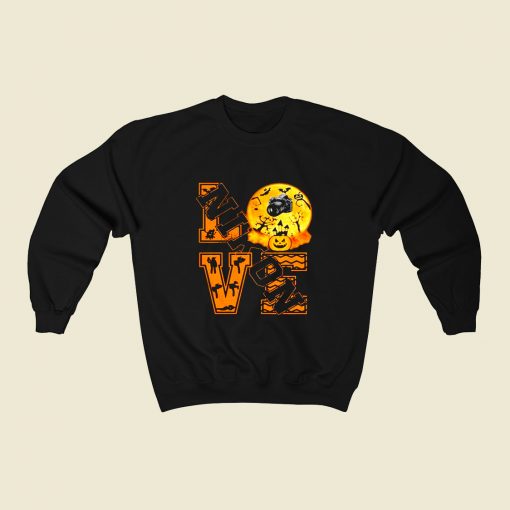 Love Nikon Halloween 80s Fashionable Sweatshirt