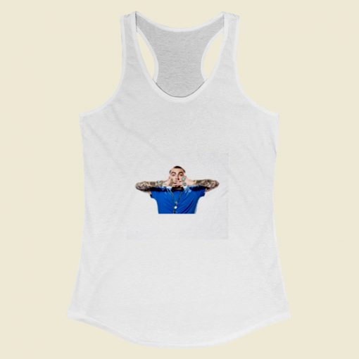 Mac Miller Rip Women Racerback Tank Top