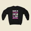 Made In September 1959 80s Fashionable Sweatshirt