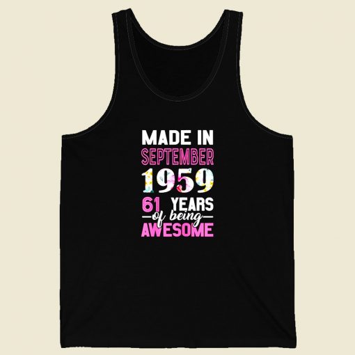 Made In September 1959 Men Tank Top