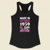 Made In September 1959 Racerback Tank Top Style