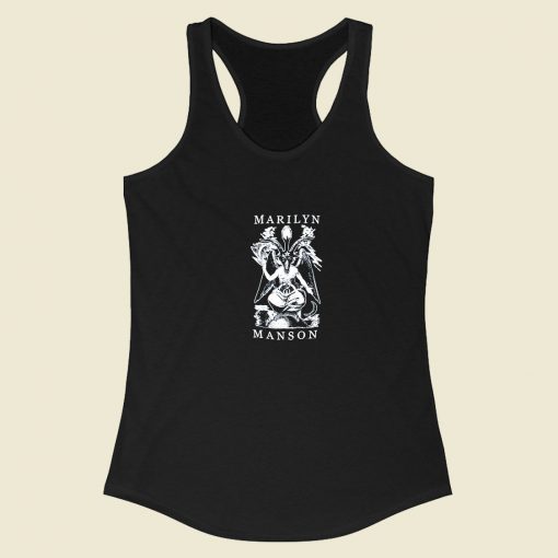 Marilyn Manson Bigger Than Satan Racerback Tank Top Style