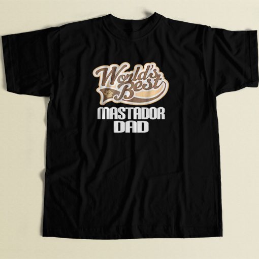 Mastador Dog Dad 80s Men T Shirt