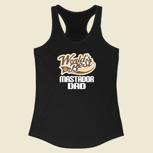 Mastador Dog Dad Racerback Tank Top Style