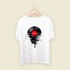 Melting Vinly Graphic Men T Shirt Style