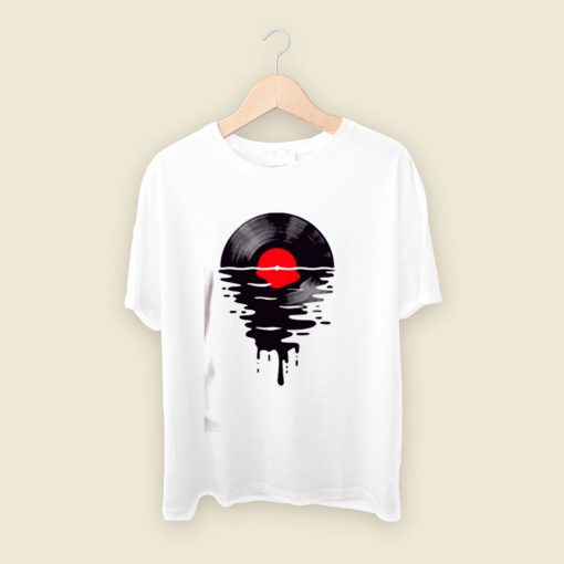 Melting Vinly Graphic Men T Shirt Style