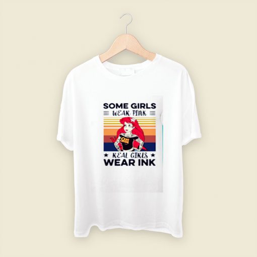 Mermaid Tattoo Some Girls Wear Pink Men T Shirt Style