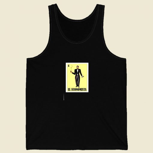 Mexican Bingo Regalo Para Economista Men Tank Top