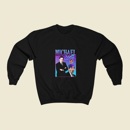 Michael Scott Homage 80s Fashionable Sweatshirt