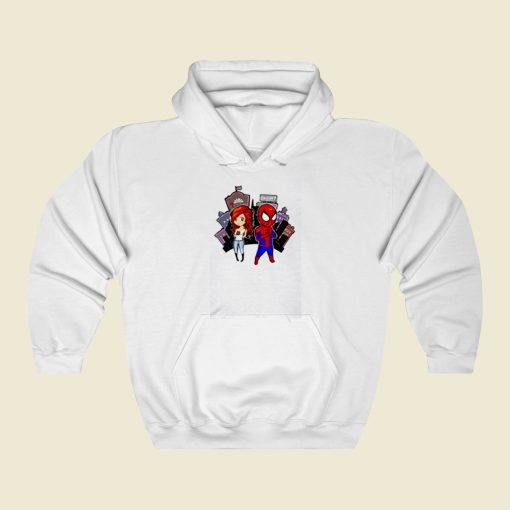 Mj And Spidey Street Hoodie Style