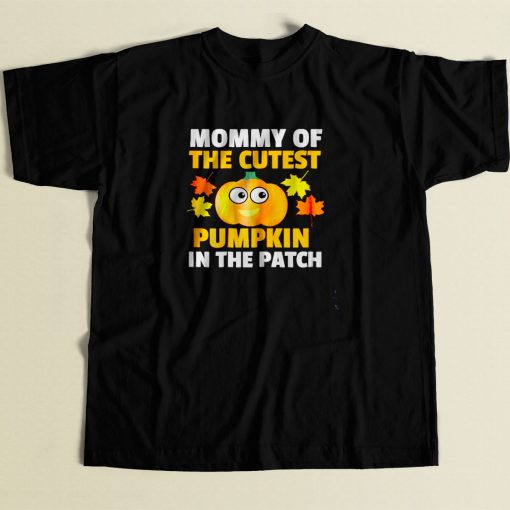 Mommy Of The Cutest Pumpkins 80s Men T Shirt