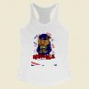 Money Talk Bear Unisex Women Racerback Tank Top