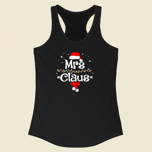 Mrs Claus Racerback Tank Top Style