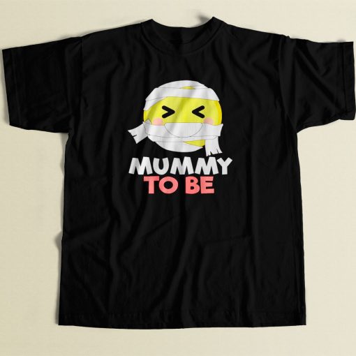 Mummy Emoji Pregnancy 80s Men T Shirt