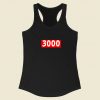 My Favorite Number Is 3000 Racerback Tank Top Style