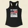 My Favorite Soldier Calls Me Grandma Racerback Tank Top Style