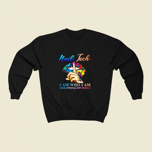 Nail Tech 80s Fashionable Sweatshirt