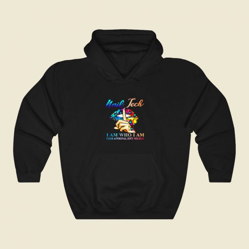 Nail Tech 80s Hoodie Fashion