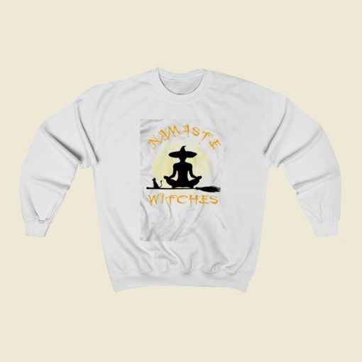 Namaste Witches Christmas Sweatshirt Style