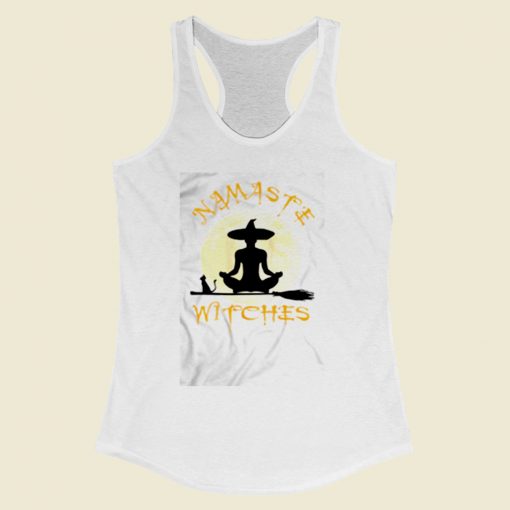 Namaste Witches Women Racerback Tank Top