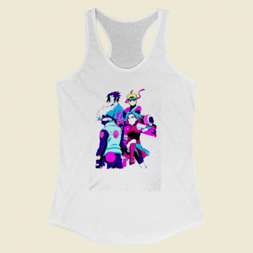 Naruto Team Seven Women Racerback Tank Top