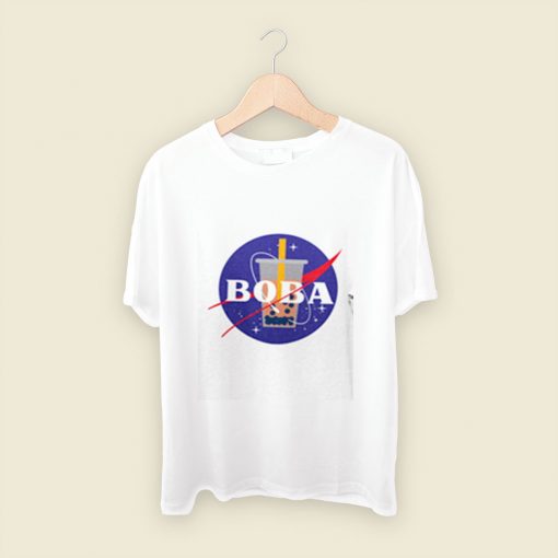 Nasa Boba Milk Tea Parody Men T Shirt Style