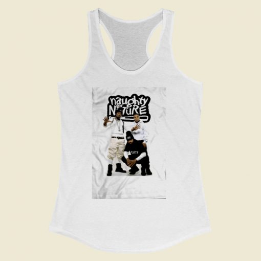 Naughty By Nature Rap Hip Hop Women Racerback Tank Top