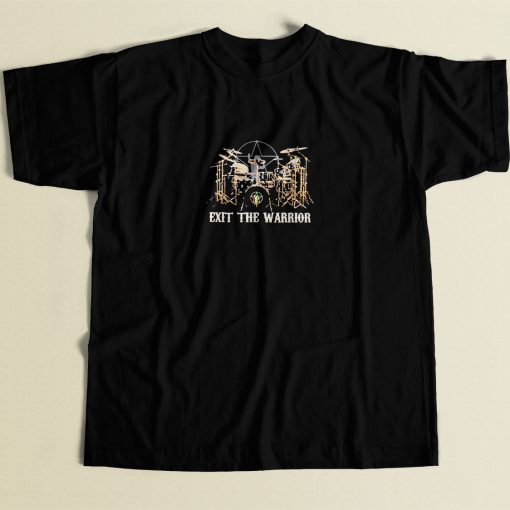 Neil Peart Playing The Drums 80s Men T Shirt