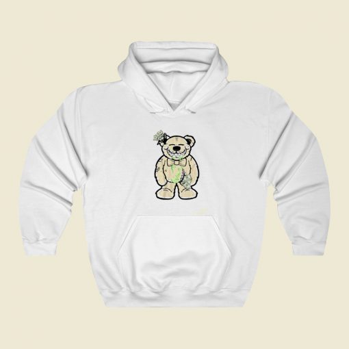 New Tattered Teddy Unisex Street Hoodie Style