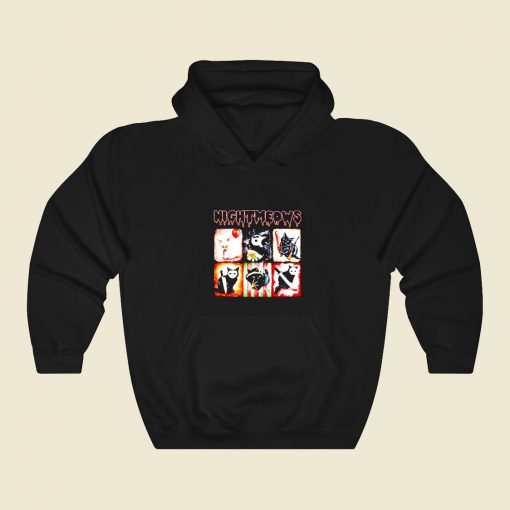 Nightmeows 80s Hoodie Fashion