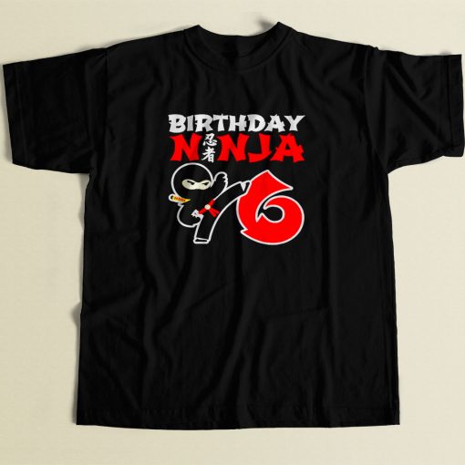 Ninja Birthday 80s Men T Shirt