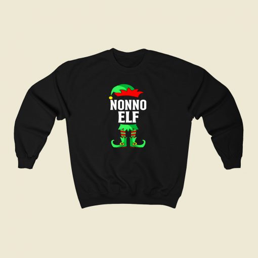 Nonno Elf Costume Christmas 80s Fashionable Sweatshirt