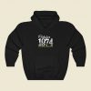 October 1974 Tee 45 Year Old 80s Hoodie Fashion