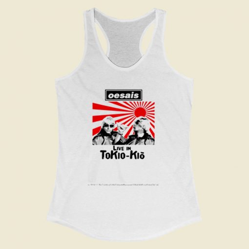 Oesais Live In Tokio Kio Women Racerback Tank Top