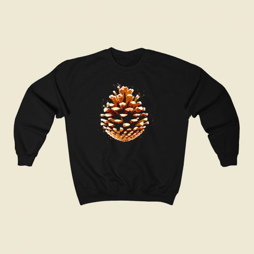 Open Pine Cone Third Eye 80s Fashionable Sweatshirt