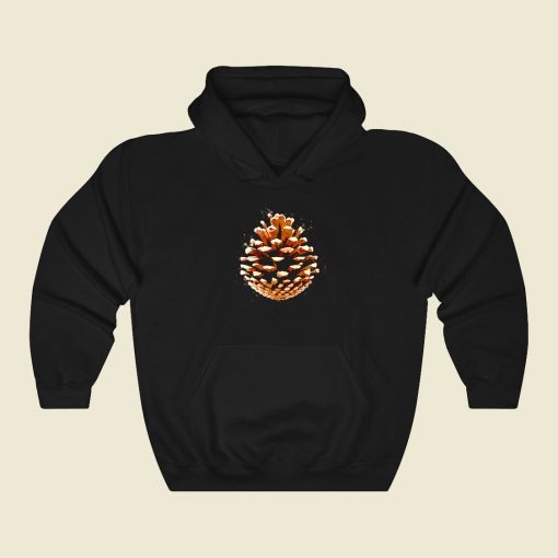 Open Pine Cone Third Eye 80s Hoodie Fashion