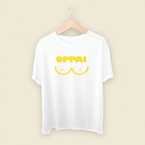 Oppai Graphic Lines Men T Shirt Style