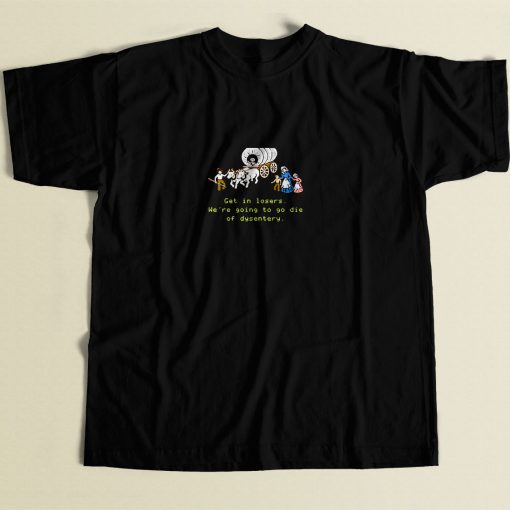 Oregon Trail Dysentery V2 80s Men T Shirt