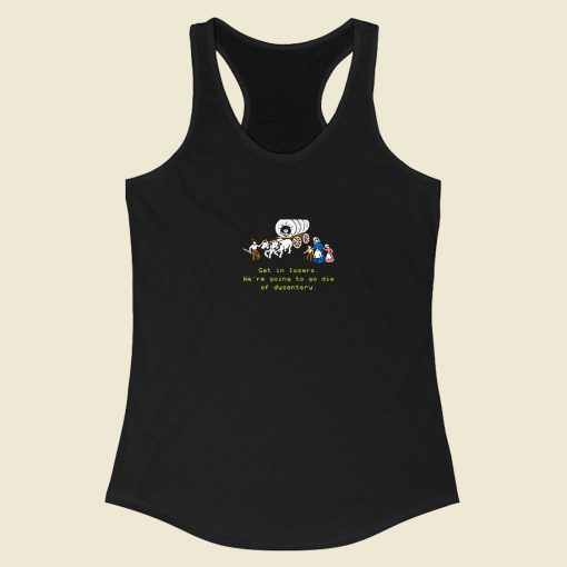 Oregon Trail Dysentery V2 Racerback Tank Top Style