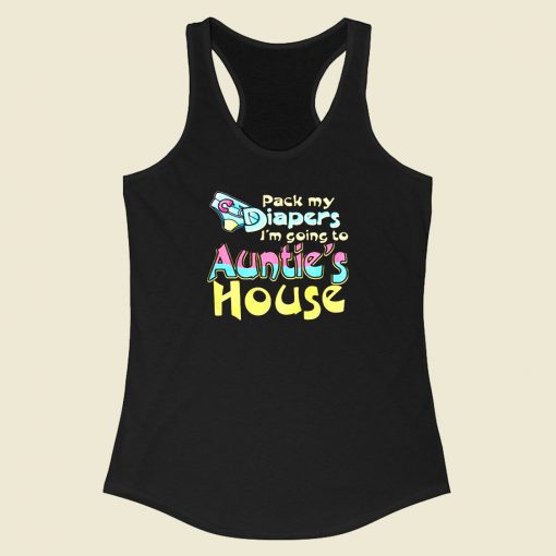 Pack My Diapers Racerback Tank Top Style