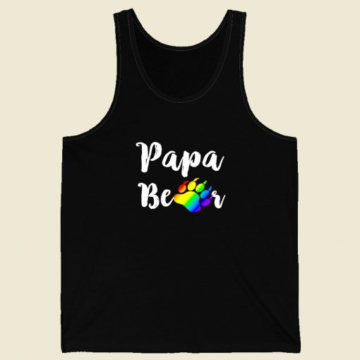 Papa Bear Men Tank Top