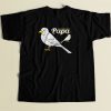 Papa Bird Lover 80s Men T Shirt