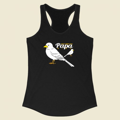 Papa Bird Lover Racerback Tank Top Style