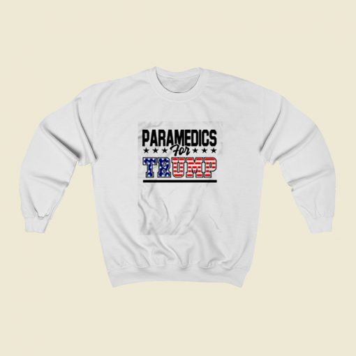 Paramedics For Trump Christmas Sweatshirt Style