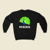 Peacock 80s Fashionable Sweatshirt