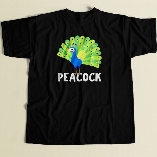 Peacock 80s Men T Shirt